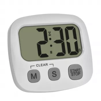 TFA Dostmann 38.2057.02 Digital Stopwatch White