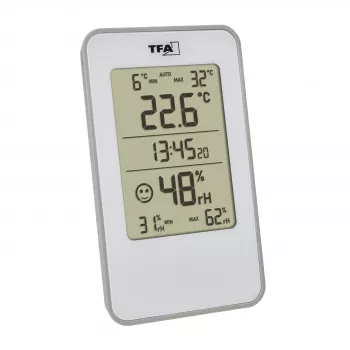 TFA Dostmann 30.5057.02 Digital Thermo-Hygrometer Indoor White