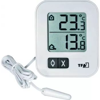 Digitální termohygrometr TFA Dostmann 30.1043.02, bílý