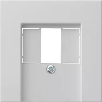 Krycí deska Gira System 55 pro TAE a USB, šedá 0276015