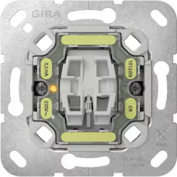 Tlačítkový spínací modul GIRA 312200 Tast-Kontroll Aus 2-p, 2pólový, vypínač