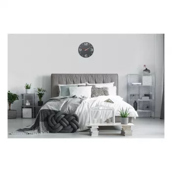 TFA Dostmann designové rádiové nástěnné hodiny Contour, černá/bílá (60.3536.10)