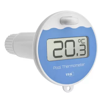 TFA Dostmann 30.3238.06 Wireless Pool Sensor, 868 MHz, Floating Water Temperature Sensor for Pool Thermometers and Weather Stations