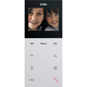 Videovrátný Gira 123927 AP Plus System 55 čistě bílá mat
