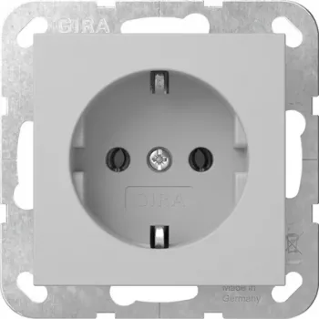 Modul zásuvky SCHUKO Gira System 55, šedý 4466015