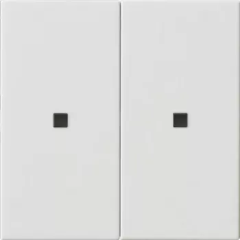 Ovládací panel KNX RF GIRA 510703 2násobný System 55 čistě bílý