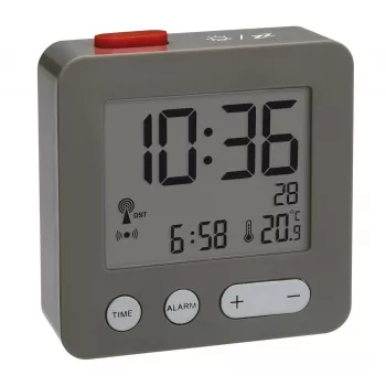 Rádiové budík TFA Dostmann 60.2545.10, antracit
