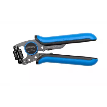 Profesionální lisovací kleště GEDORE CrimpMax 3608150 pro izolované kabelové koncovky a spojky, 0,5-6,0 mm² (AWG 20-10), 230 mm, trapézový lis, ráčna s rychlým uvolněním 3416437