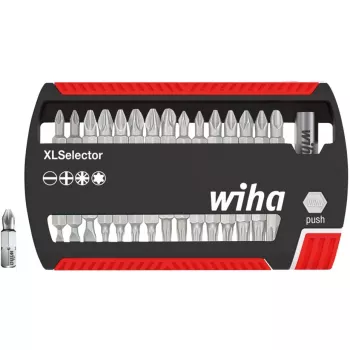 Sada bitů Wiha XSelector, 31dílná, s bity plochými, Phillips, Pozidriv a TORX, 29417