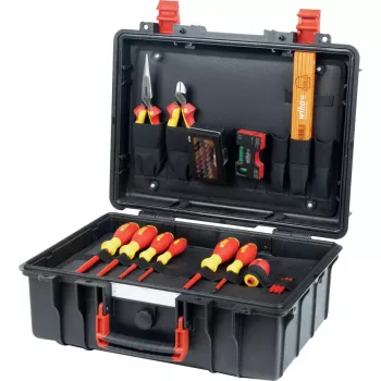 Sada nářadí v kufru Wiha Basic Set L Electric 46dílná VDE izolovaná 47312