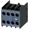Pomocný kontaktní blok Siemens 3RH2911-1XA40-0MA0, 4 NO, šroubová svorka, boční montáž pro SIRIUS 3RH2/3RT2