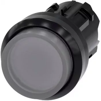 Čelní prvek osvětleného tlačítka Siemens SIRIUS ACT 3SU1001-0BB70-0AA0, plast, čirý