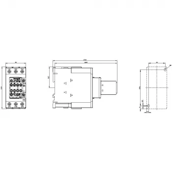 Siemens 3RT2038-1AD04 Contactor, 37kW/400V, 2NO+2NC