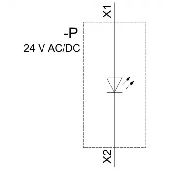 LED modul SIEMENS SIRIUS ACT s integrovanou LED, 24V AC/DC, žlutý (3SU14012BB301AA0)