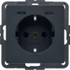 Zásuvka Schuko s nabíječkou USB-C PD 20W HAGER BERKER 48156086, polární bílá matná