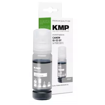 KMP Grey Ink Bottle Compatible with Canon GI-53GY (1583,0041)