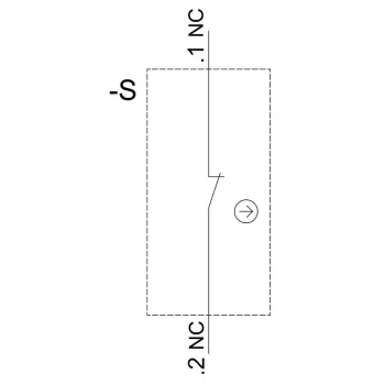 Kontaktní modul Siemens SIRIUS ACT 3SU1400-1AA10-1MA0, 1 NO + 1 NC, šroubová svorka, 500 V AC/DC