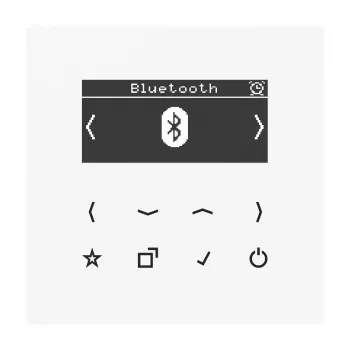Chytré rádio DAB+ s Bluetooth JUNG DABLSBTWW, alpská bílá