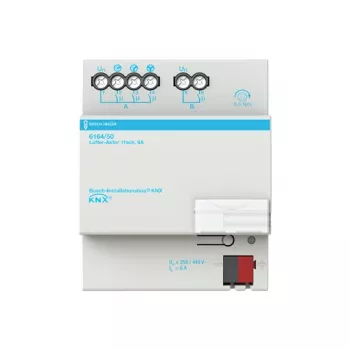 Ventilátorový akční člen KNX 1násobný 6A 6164/50 Busch-Jaeger (6151-0-0241)
