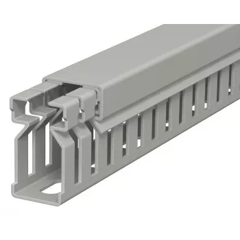 Kabelový kanál OBO BETTERMANN 6178003 2000x15x30 mm šedý PVC drážkovaný