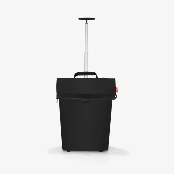 Nákupní taška na kolečkách Reisenthel trolley M 43 l, černá, polyester, 2 kolečka NT7003