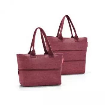 Nákupní taška Reisenthel shopper e1 Twist Maroon 12 l RJ3104
