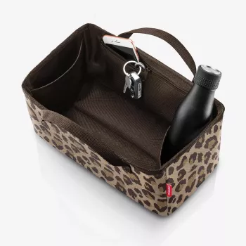 Organizér do tašky reisenthel Organizer Leo Macchiato, polyester, 36x18x16 cm, 8 l, hnědý