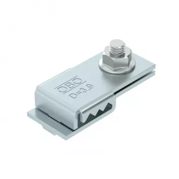Připojovací a uzemňovací svorka OBO Bettermann VEK-GRM 3.9 FS, 42x19x11 mm, ocel, páskově zinkovaná