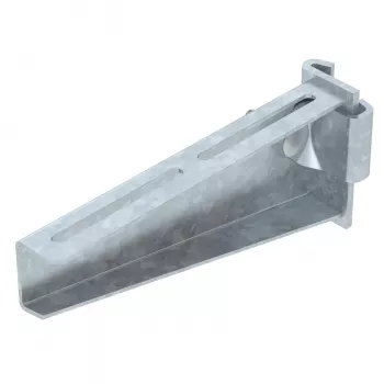 Konzolový držák OBO Bettermann AS 55, žárově zinkovaný, 210 mm vyložení, profil 55x30 mm 6419286