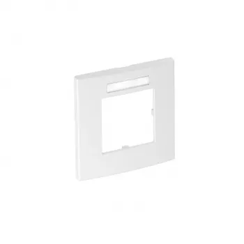 Rámeček OBO Bettermann AR45-BSF1 RW, 1násobný, 84x84 mm, čistě bílá 6119338