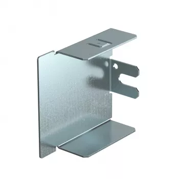 Koncový díl OBO Bettermann LKM 60x60 mm, ocel, páskově pozinkovaný, nacvakávací, vlevo/vpravo 6248284