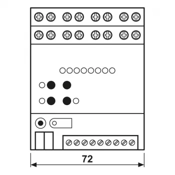 JUNG 2570M1SR KNX IP Multistation, DIN Rail, 4 TE, Secure