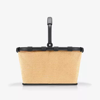 Reisenthel Carrybag Frame Raffia Black Shopping Basket 22L BK 7079