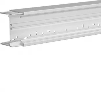 Spodní díl parapetního kanálu HAGER BRH6510019016, bez halogenů, čistě bílá, 65x100mm, 2000mm