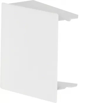 HAGER LFS6006069016 End Piece for 60x60 mm Cable Trunking, Steel Sheet, Traffic White