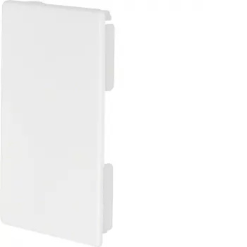 Koncová krytka HAGER FB8013069016 dopravní bílá pro kabelový kanál 130x80 mm
