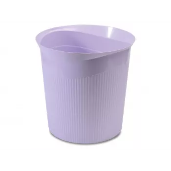 Odpadkový koš HAN Re-LOOP 13 l kulatý, pastelově fialový, 100% PIR recyklovaný plast 18148-887