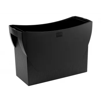 Závěsný registraturní box HAN SWING KARMA, plast, černý, 100% recyklovaný materiál, pro 20 souborů A4, 19008-13