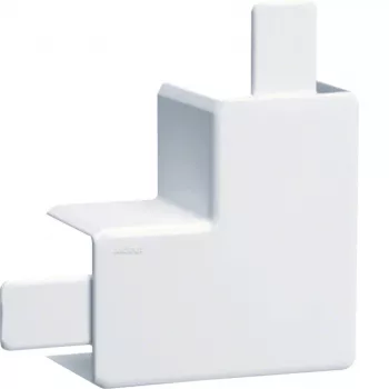 Plochý roh Hager TEH LFF2003559016 bez halogenů pro LF/LFF 20x33 mm, bílý