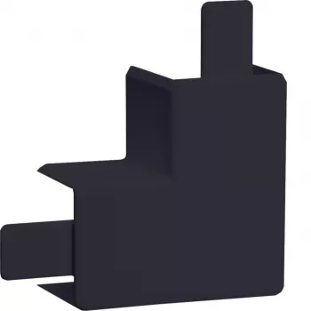 Plochý roh Hager LFF2003559011 33x20 mm grafitově černý
