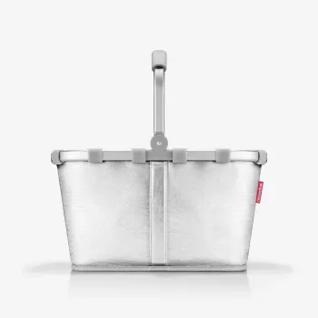 Nákupní koš reisenthel Carrybag, Silver Crackle, BK7088, 22 l
