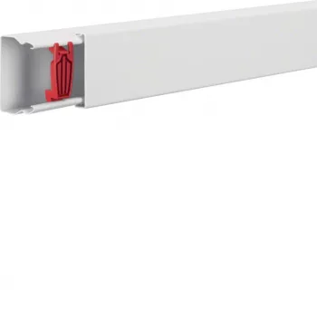 Ocelový kabelový kanál Hager LFS4006009016 40x60 mm dopravní bílá 2 m