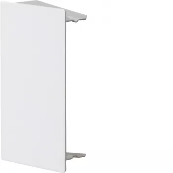 Koncový díl Hager LFS, ocelový plech, dopravní bílá RAL 9016, pro kabelový kanál 60x100 mm LFS6010069016