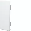 Koncová krytka HAGER pro kabelový žlab FB 60x130 mm, dopravní bílá (FB6013069016)