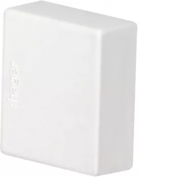 Koncová krytka HAGER LF1501569016, dopravní bílá (RAL 9016), pro parapetní kanál LF 150x150 mm