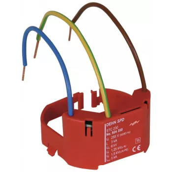 Přepěťová ochrana DEHN STC 230 typ 3, 230 V, svorkové připojení, červená 924350