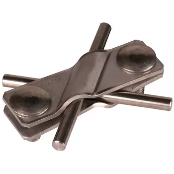 Svorka DEHN SV-Klemme NIRO pro ochranné pospojování kulatých vodičů 7-10 mm, nerez, 308229