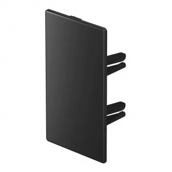 Koncový díl OBO BETTERMANN WDK HE60110SW pro kabelový kanál 60x110 mm, černý 6191812