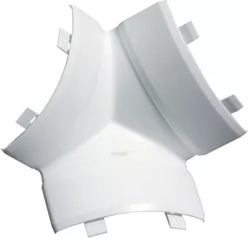 T-díl HAGER EK4004089016 dopravní bílá pro kabelový kanál 40x40 mm