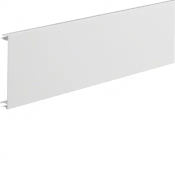 Krytí kanálu Hager BRA12029016 pro řadu BRA, šířka 120 mm, délka 2000 mm, dopravní bílá (RAL 9016)